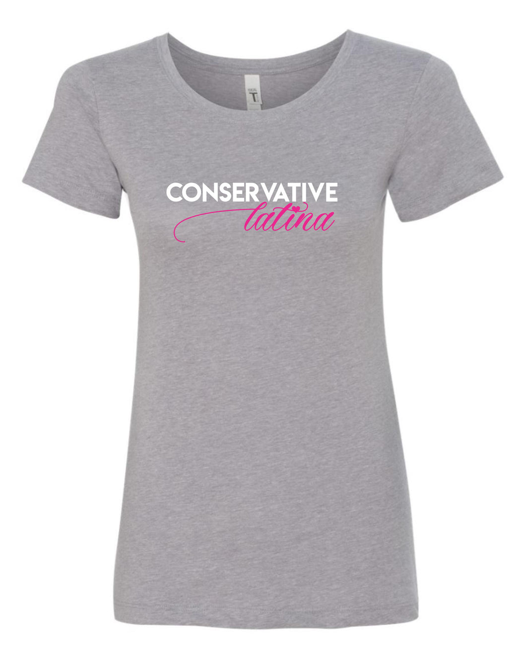 LX-02 Conservative Latina Fitted Ideal Tee Shirt Cotton Blend