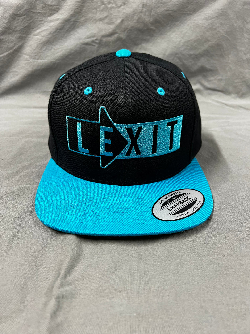 LX-13-05 Black with Teal BILL Lexit Cap